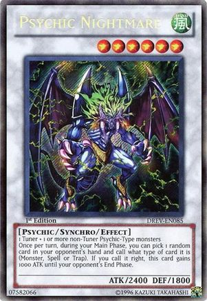 Psychic Nightmare [DREV-EN085] Secret Rare - Trinity Hobby