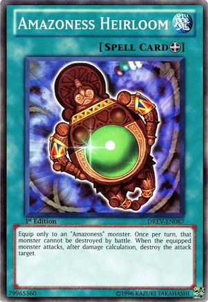 Amazoness Heirloom [DREV-EN087] Super Rare - Trinity Hobby