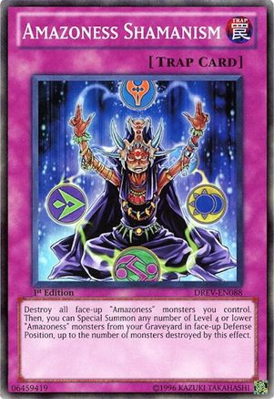 Amazoness Shamanism [DREV-EN088] Super Rare - Trinity Hobby