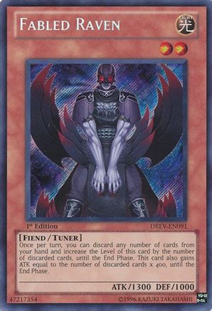 Fabled Raven [DREV-EN091] Secret Rare - Trinity Hobby