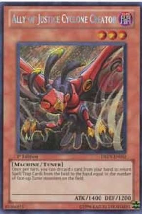 Ally of Justice Cyclone Creator [DREV-EN092] Secret Rare - Trinity Hobby