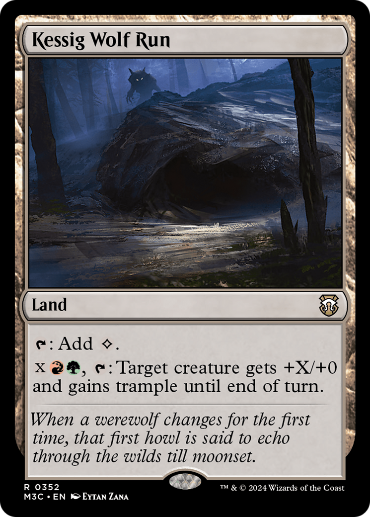 Kessig Wolf Run (Ripple Foil) [Modern Horizons 3 Commander] - Trinity Hobby