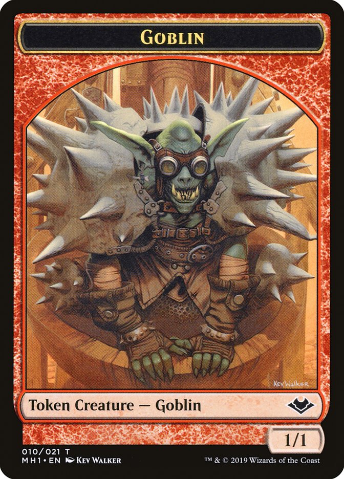 Elemental (009) // Goblin Double-Sided Token [Modern Horizons Tokens] - Trinity Hobby