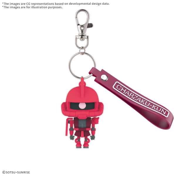 CHARZAKU-KUN 3D RUBBER MASCOT KEYCHAIN - Trinity Hobby