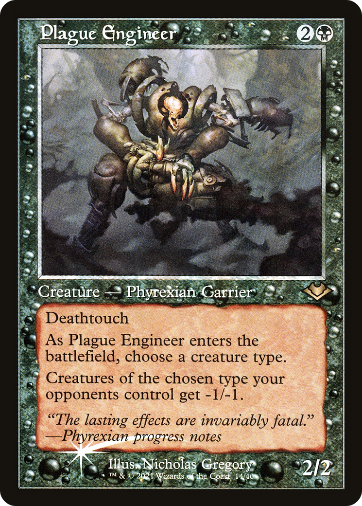 Plague Engineer [Etched Foil]  (MH1-014) - [Modern Horizons 1 Timeshifts] - Trinity Hobby
