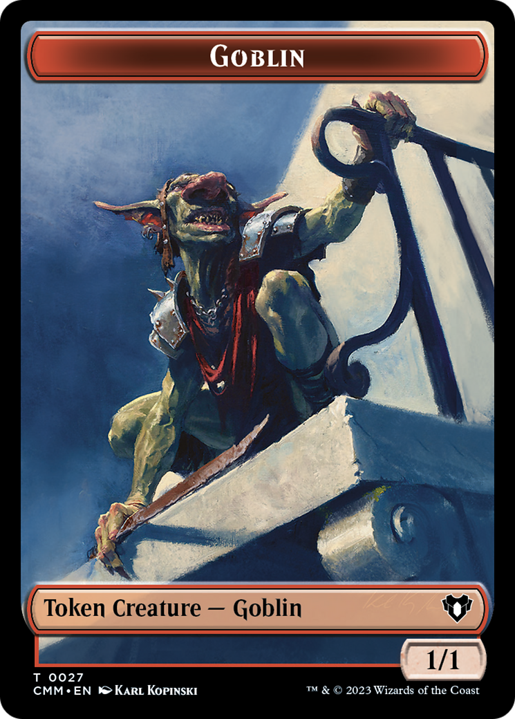 Goblin Token [Commander Masters Tokens] - Trinity Hobby