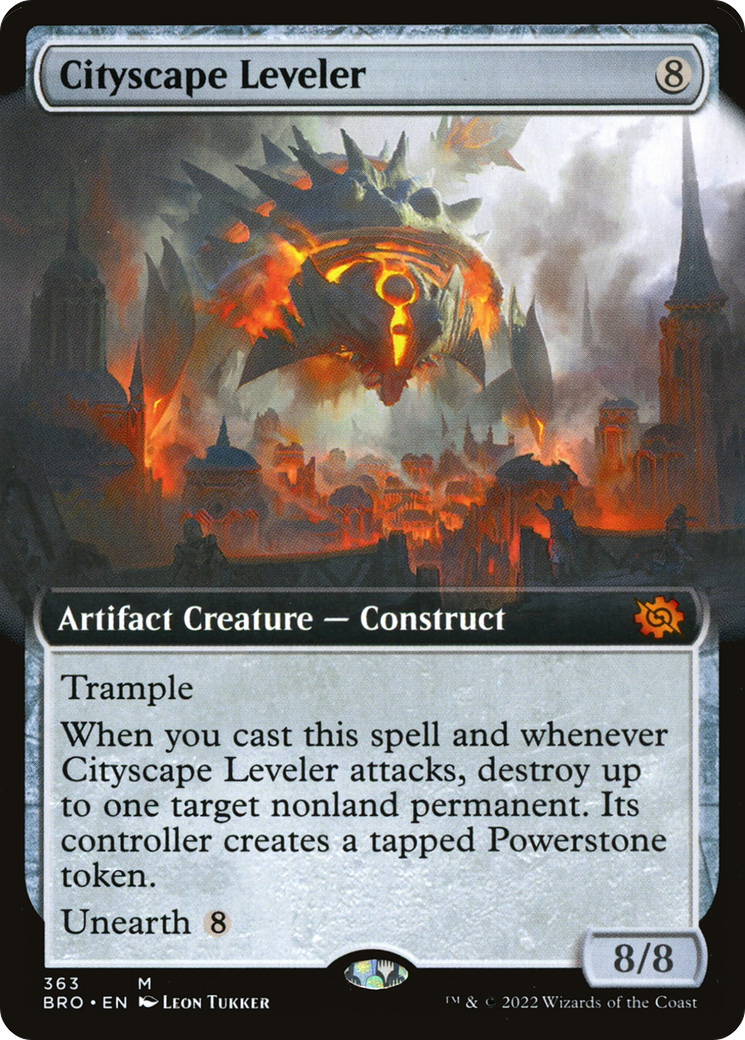 Cityscape Leveler (Extended Art) [The Brothers' War] - Trinity Hobby