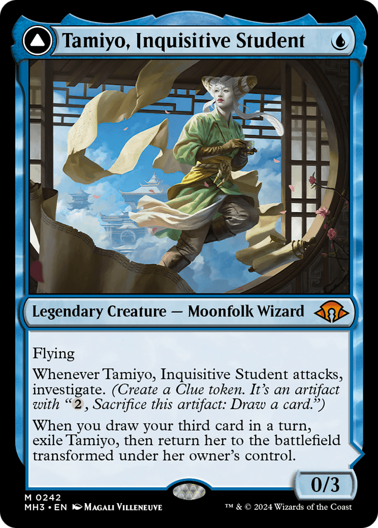 Tamiyo, Inquisitive Student // Tamiyo, Seasoned Scholar [Modern Horizons 3] - Trinity Hobby