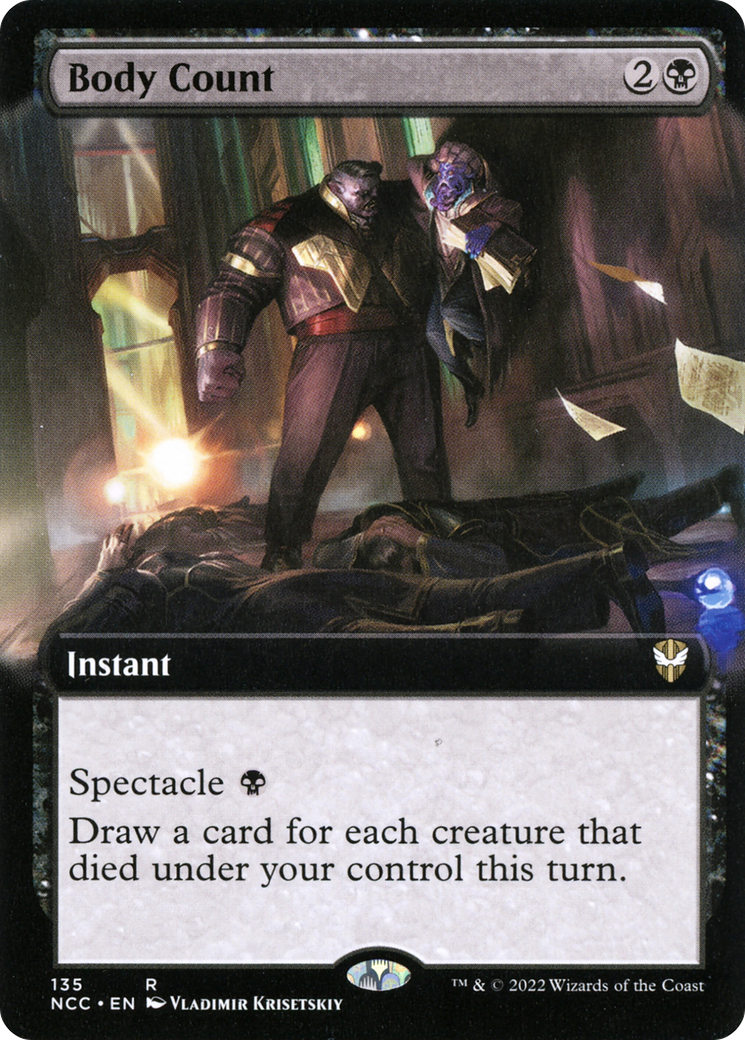 Body Count (Extended Art) [Streets of New Capenna Commander] - Trinity Hobby