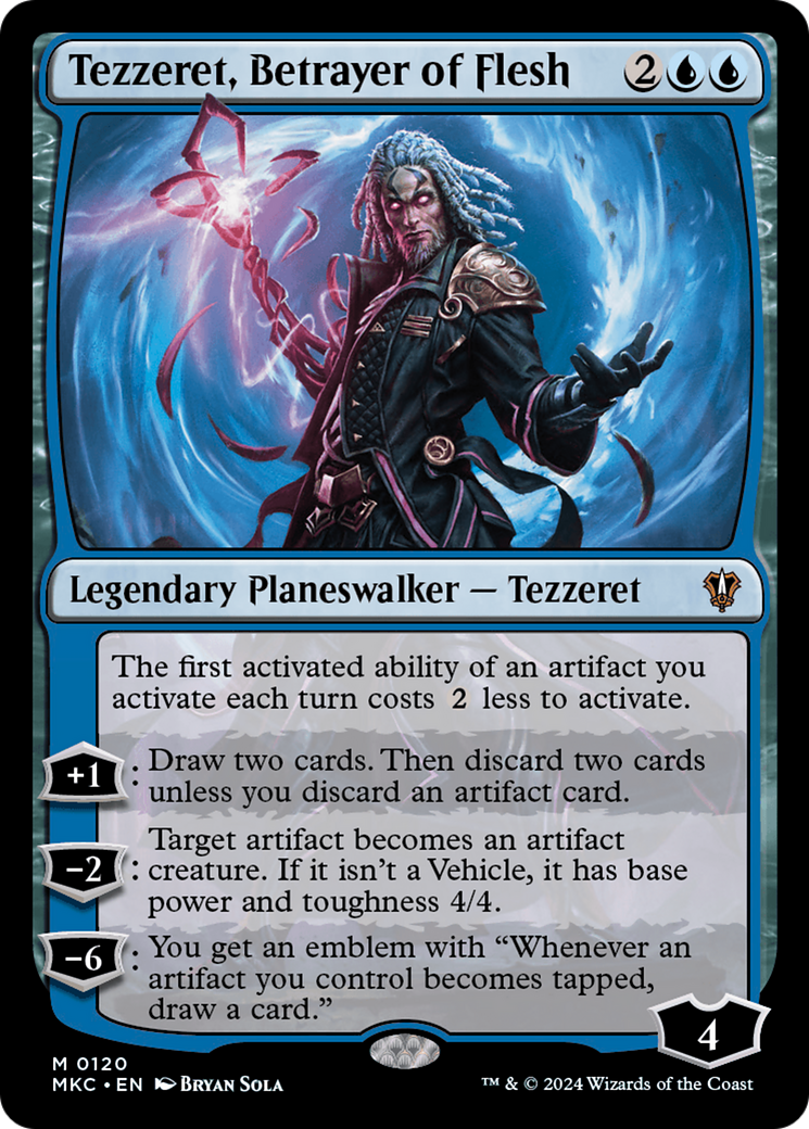 Tezzeret, Betrayer of Flesh [Murders at Karlov Manor Commander] - Trinity Hobby