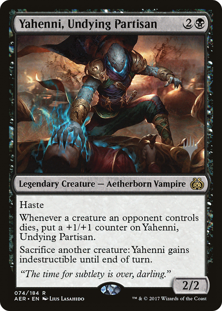 Yahenni, Undying Partisan (Promo Pack) [Aether Revolt Promos] - Trinity Hobby