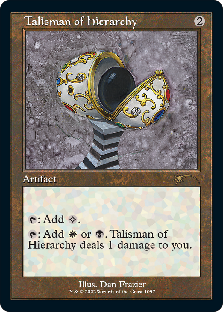 Talisman of Hierarchy [Etched Foil]  (SLD-1057) - [Secret Lair Drop] - Trinity Hobby