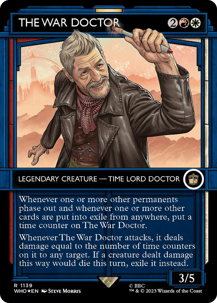 The War Doctor (Showcase) (Surge Foil) [Doctor Who] - Trinity Hobby