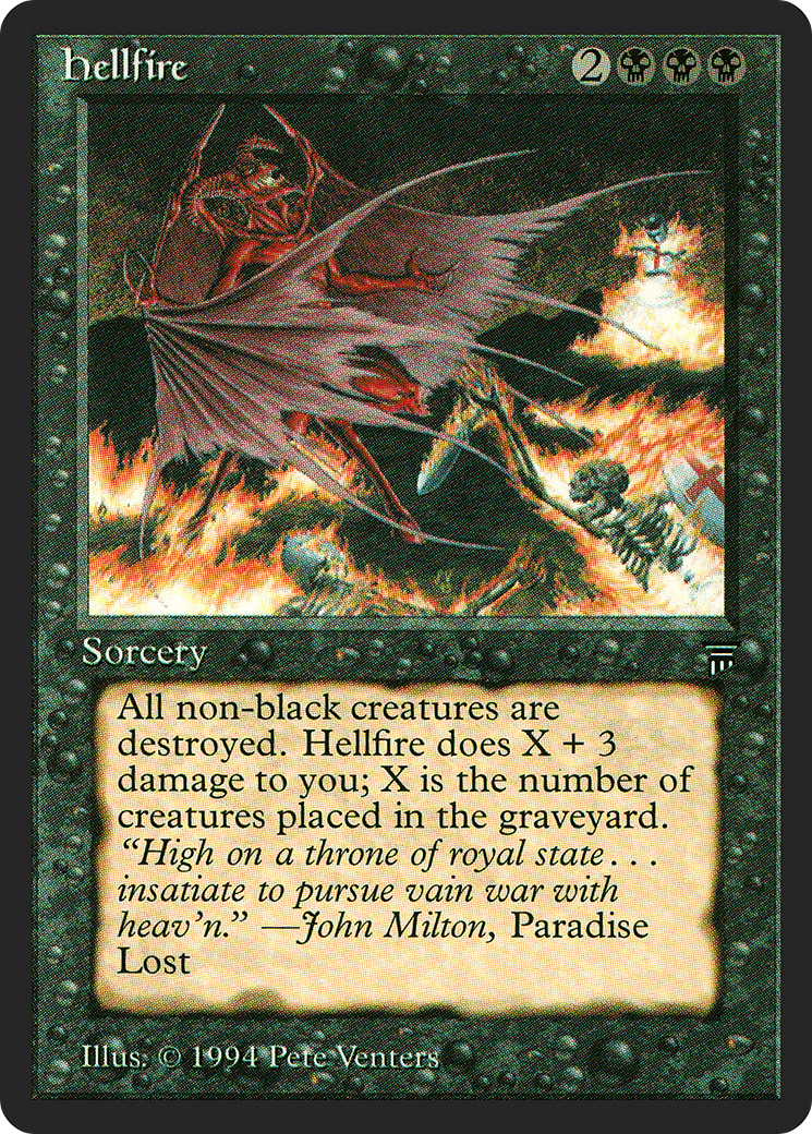 Feu de l'enfer [Légendes] 