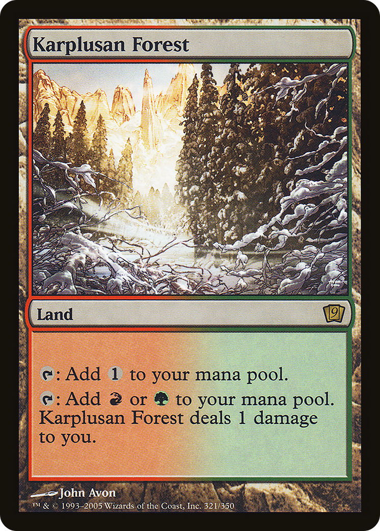 Karplusan Forest [Ninth Edition] - Trinity Hobby