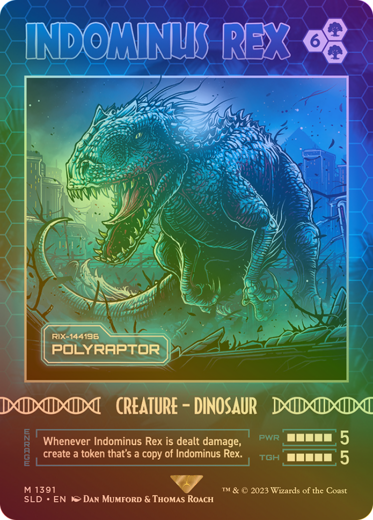 Indominus Rex - Polyraptor (Rainbow Foil) [Secret Lair Drop Series] - Trinity Hobby