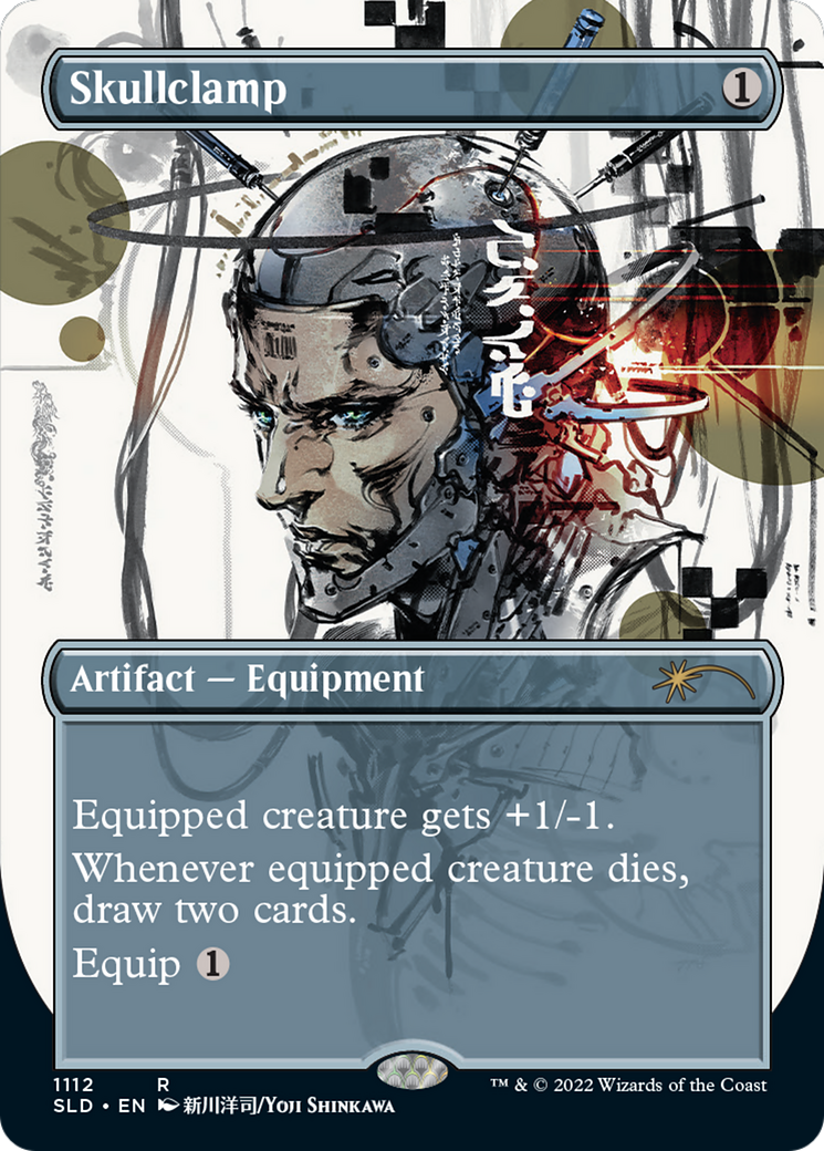 Skullclamp (SLD-1112) - [Secret Lair Drop] (Borderless) Foil - Trinity Hobby