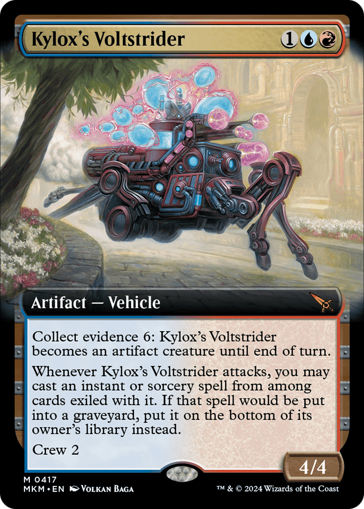 Kylox's Voltstrider (Extended Art) [Murders at Karlov Manor] - Trinity Hobby