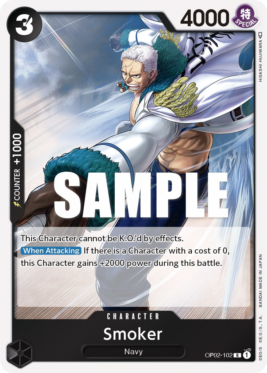 Smoker (102) (OP02-102) - [Paramount War] Foil - Trinity Hobby