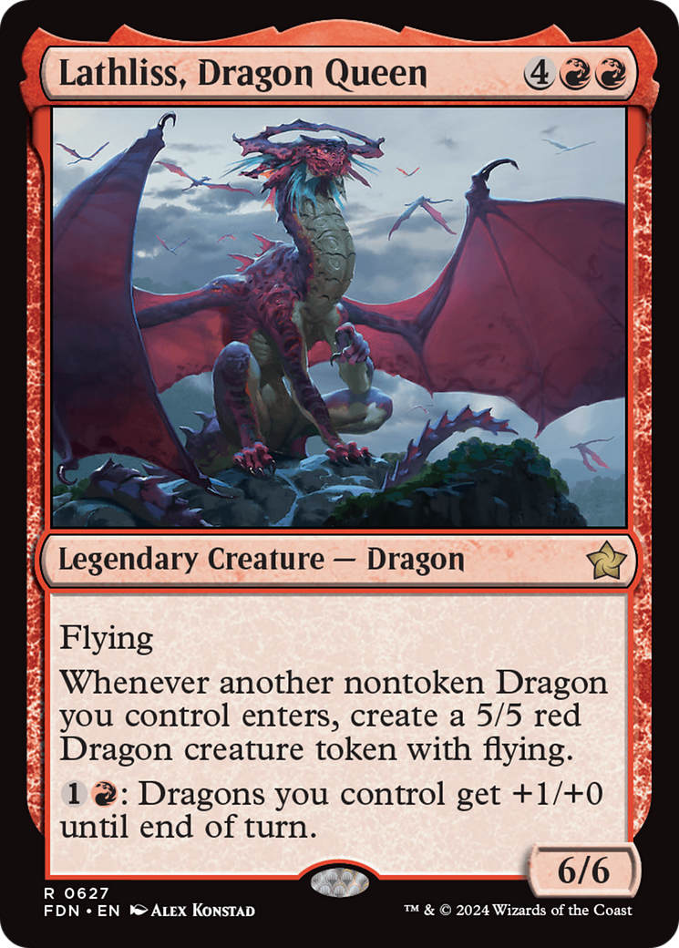 Lathliss, Dragon Queen [Foundations] - Trinity Hobby