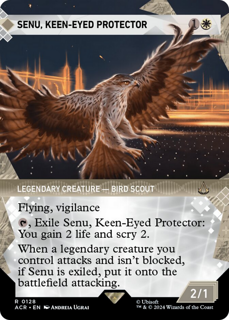 Senu, Keen-Eyed Protector (Showcase) [Assassin's Creed] - Trinity Hobby