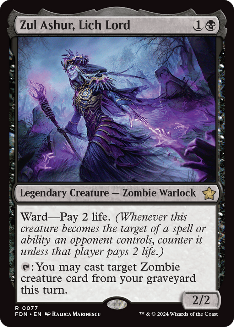 Zul Ashur, Lich Lord [Foundations] - Trinity Hobby