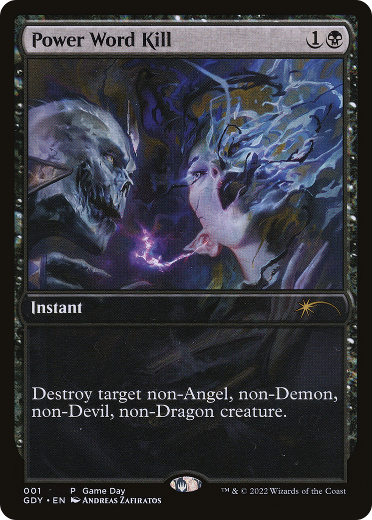Power Word Kill  [Foil]  (GAME-001) - [Game Day Promos] - Trinity Hobby