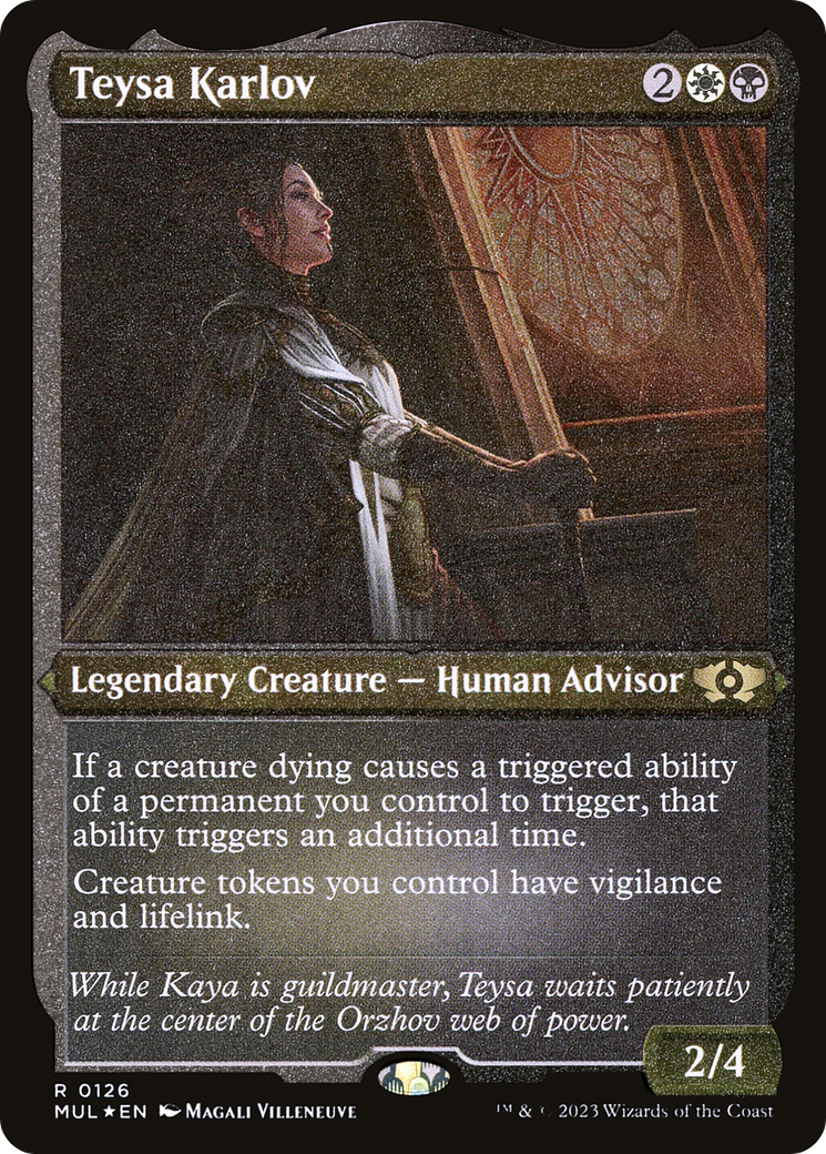 Teysa Karlov (Foil Etched)  [Foil]  (MUL-126) - [Multiverse Legends] - Trinity Hobby