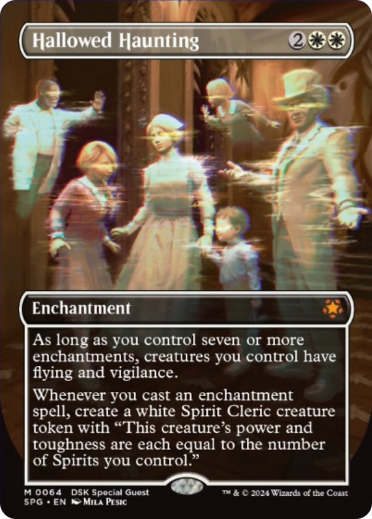Hallowed Haunting (Borderless) [Duskmourn: House of Horror Special Guests] - Trinity Hobby
