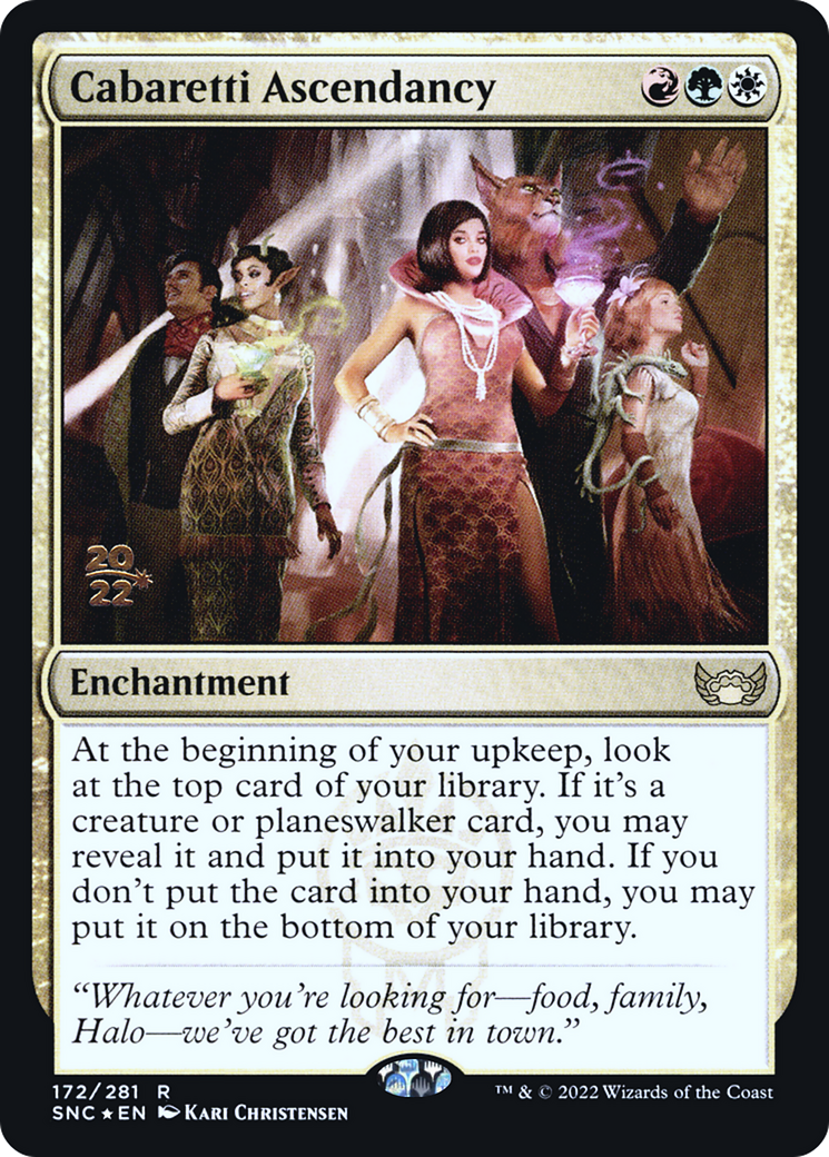 Cabaretti Ascendancy [Streets of New Capenna Prerelease Promos] - Trinity Hobby