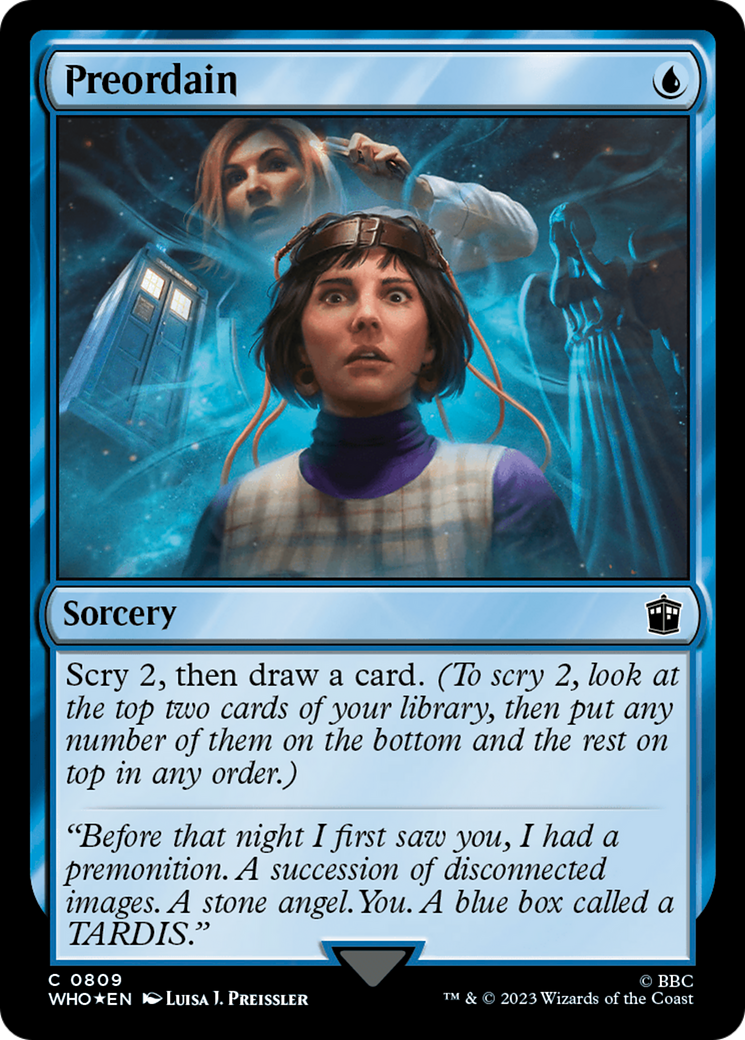 Preordain (Surge Foil) [Doctor Who] - Trinity Hobby