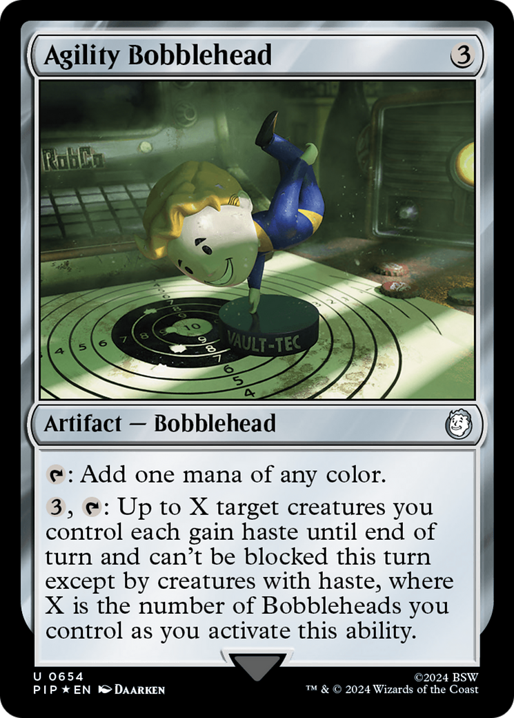Agility Bobblehead (Surge Foil) [Fallout] - Trinity Hobby