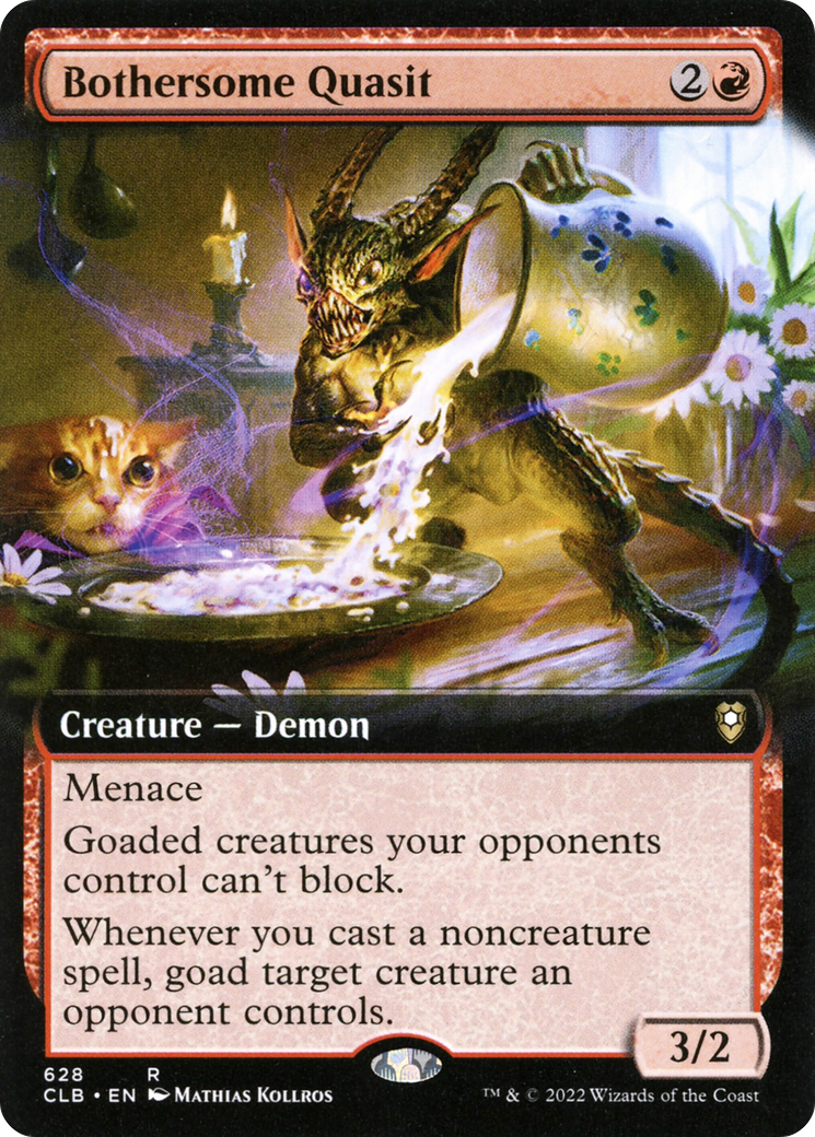 Bothersome Quasit (Extended Art) [Commander Legends: Battle for Baldur's Gate] - Trinity Hobby