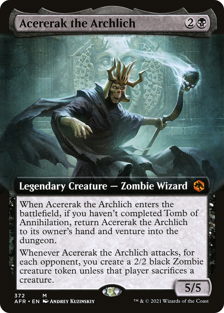 Acererak the Archlich (Extended Art) [Dungeons & Dragons: Adventures in the Forgotten Realms] - Trinity Hobby