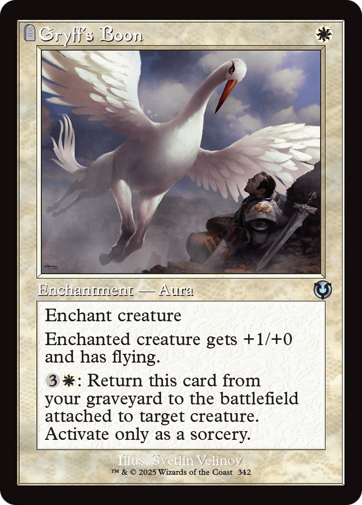 Gryff's Boon (Retro Frame) [Innistrad Remastered] - Trinity Hobby