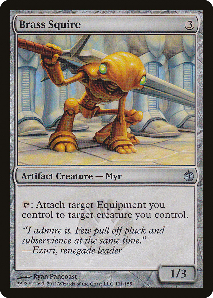 Brass Squire [Mirrodin Besieged] - Trinity Hobby