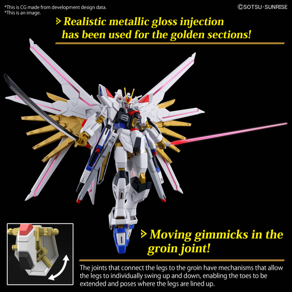 BANDAI Hobby HG 1/144 MIGHTY STRIKE FREEDOM GUNDAM - Trinity Hobby