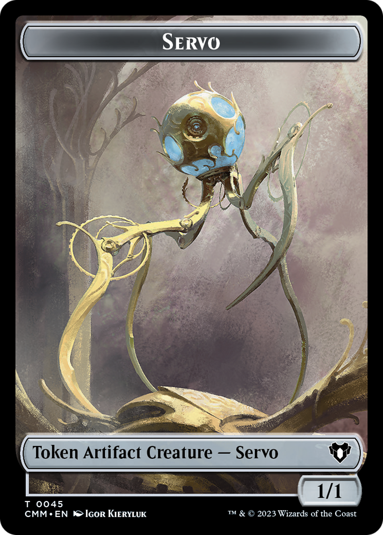 Servo Token [Commander Masters Tokens] - Trinity Hobby