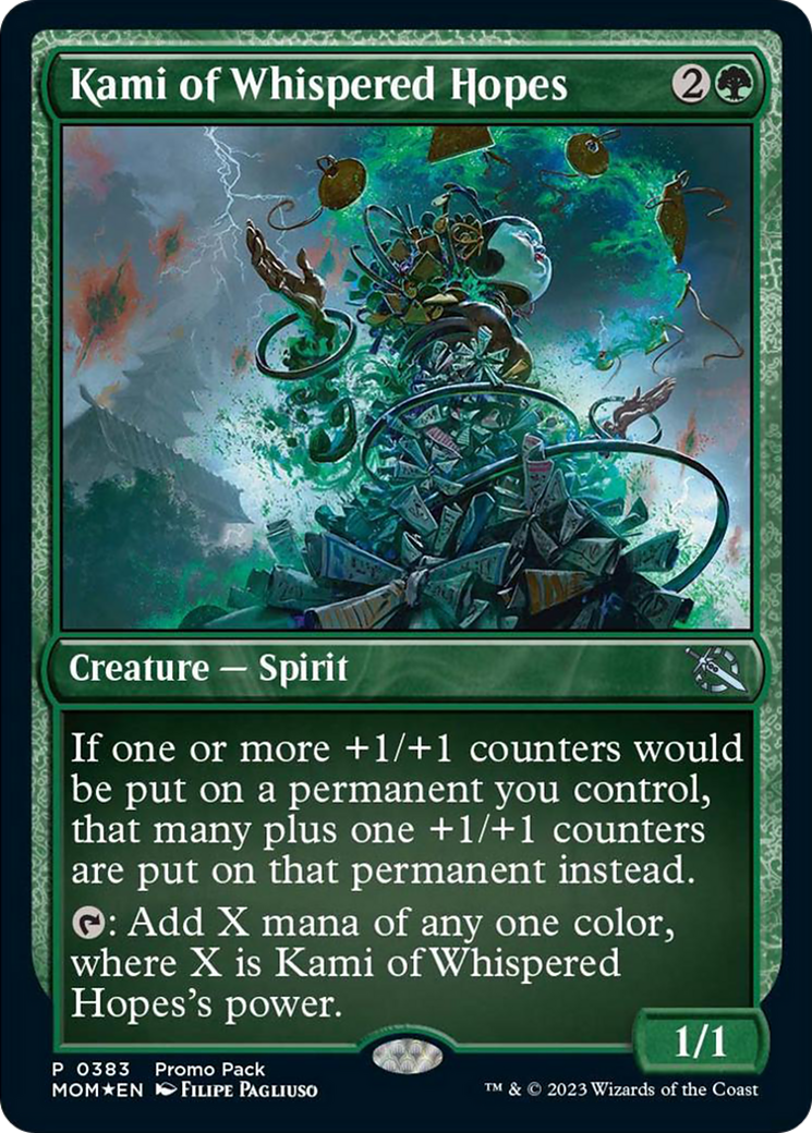 Kami of Whispered Hopes (Promo Pack) [March of the Machine Promos] - Trinity Hobby