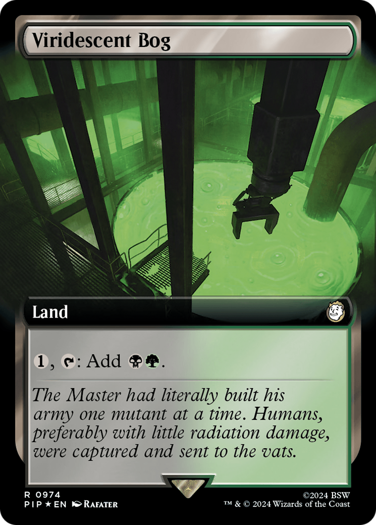 Viridescent Bog (Extended Art) (Surge Foil) [Fallout] - Trinity Hobby