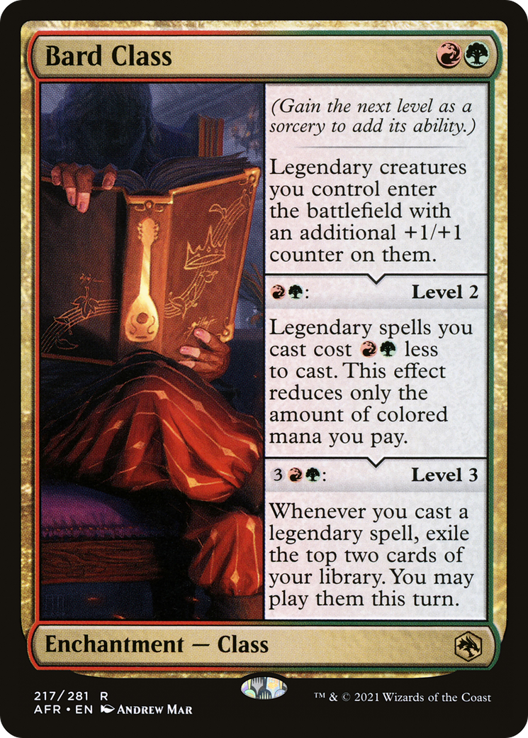 Bard Class [Dungeons & Dragons: Adventures in the Forgotten Realms] - Trinity Hobby