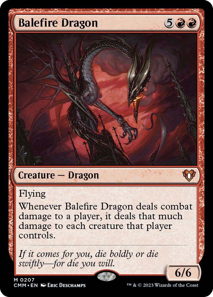 Balefire Dragon [Commander Masters] - Trinity Hobby