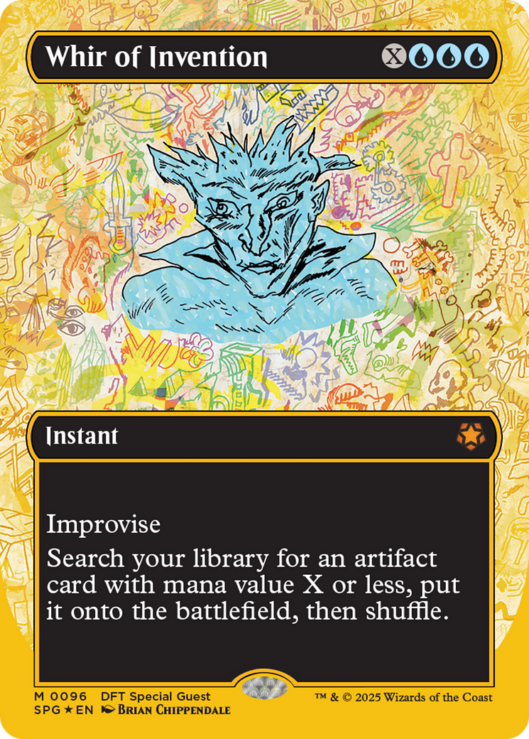 Whir of Invention (Borderless) (First-Place Foil) [Aetherdrift Special Guests] - Trinity Hobby