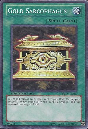 Gold Sarcophagus [DREV-ENSE2] Super Rare - Trinity Hobby