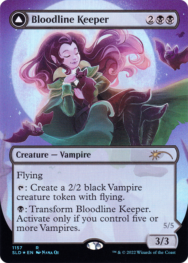 Bloodline Keeper // Lord of Lineage (Borderless) [Secret Lair: From Cute to Brute] - Trinity Hobby