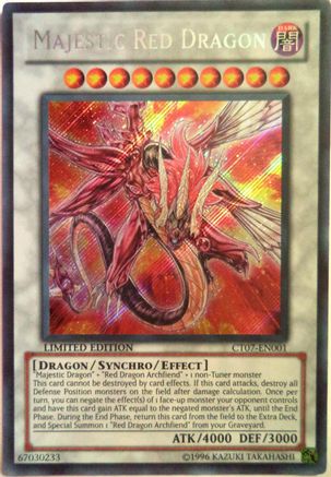 Majestic Red Dragon [CT07-EN001] Secret Rare - Trinity Hobby