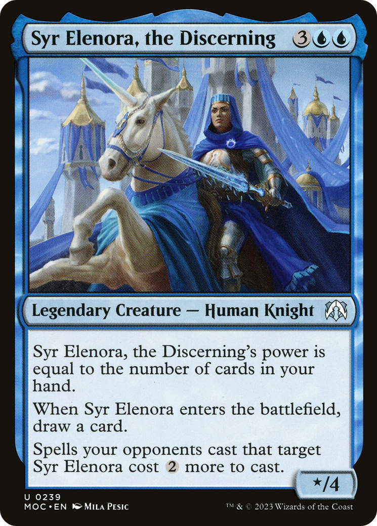 Syr Elenora, the Discerning [March of the Machine Commander] - Trinity Hobby