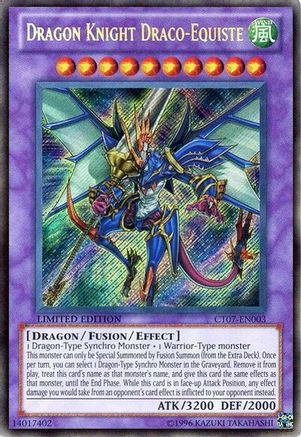 Dragon Knight Draco-Equiste [CT07-EN003] Secret Rare - Trinity Hobby