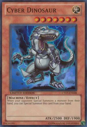 Cyber Dinosaur [CT07-EN008] Super Rare - Trinity Hobby