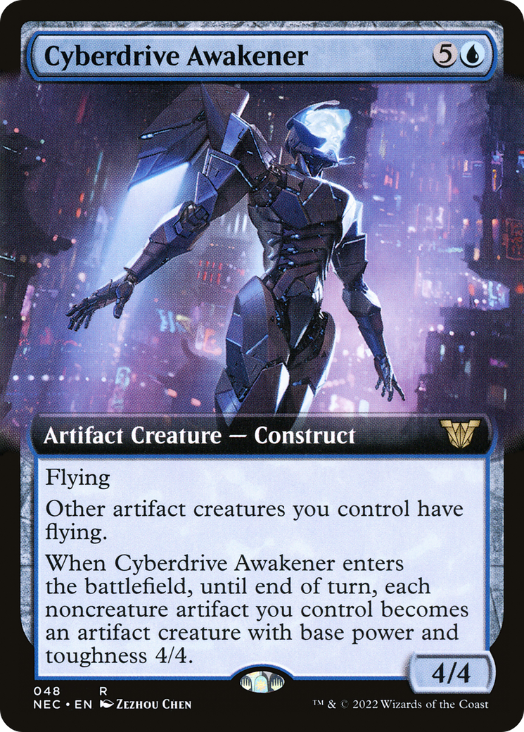 Cyberdrive Awakener (Extended Art) [Kamigawa: Neon Dynasty Commander] - Trinity Hobby